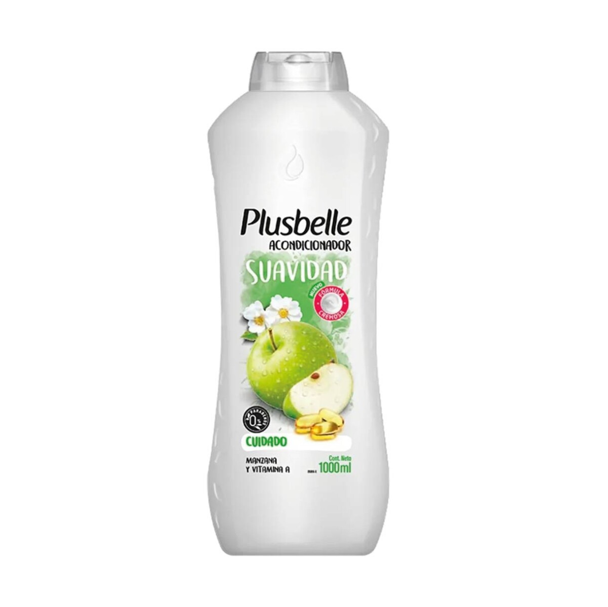 ACONDICIONADOR FRASCO PLUSBELLE 1LT SUAVIDAD CUIDADO 