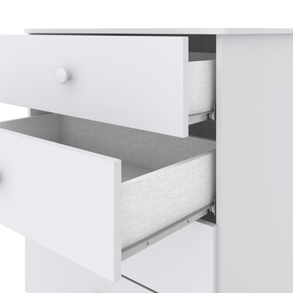 CÓMODA CAJONERA GUARDARROPA 4 CAJONES BLANCO