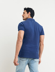 520752 REMERA HARRINGTON LABEL Azul
