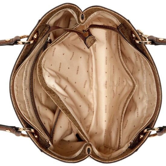 Cartera Guess Noelle II Latte Logo/Brown 0