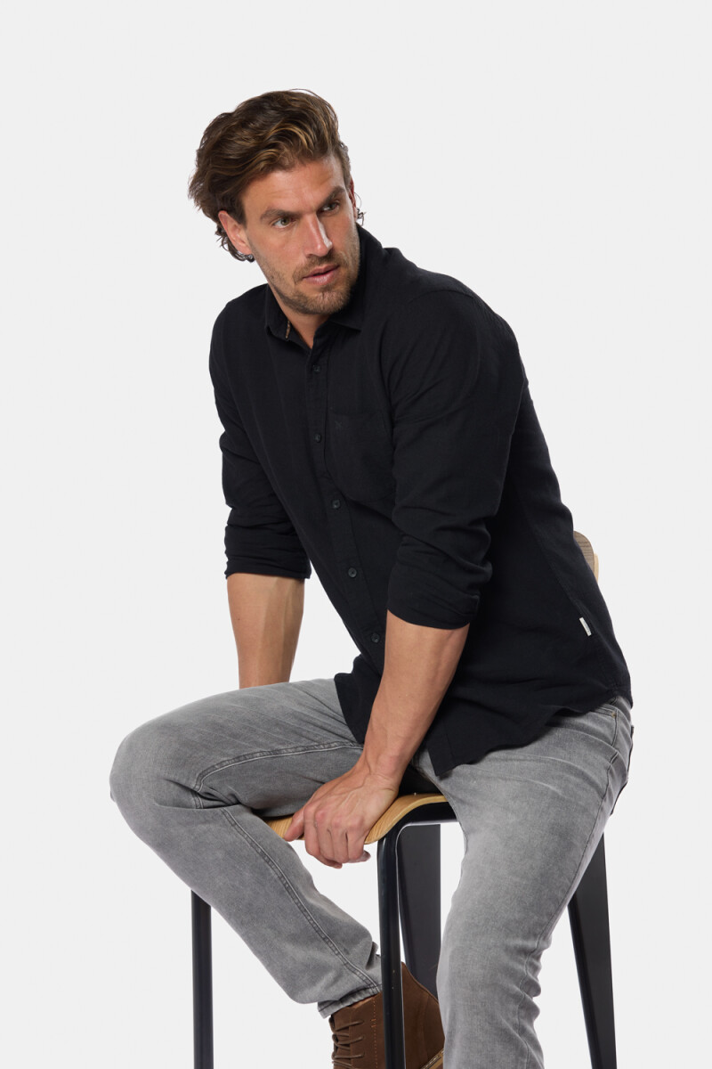 PANTALÓN DE JEAN SKINNY - Gris 