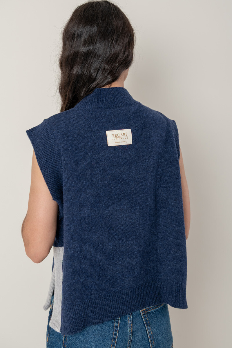 Chaleco belen Azul