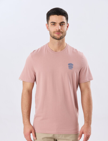 REMERA ESTAMPADA DE ALGODÓN Rosa