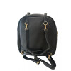 Mochila Cartera en Simil Cuero - Negro Mochila Cartera en Simil Cuero - Negro
