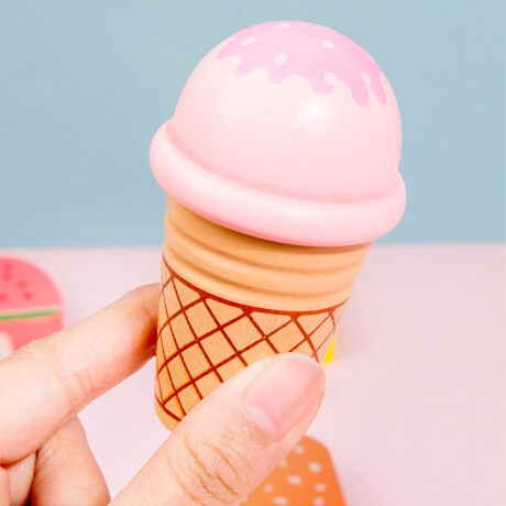 Puesto Helados Madera Imitación Heladería Juguete Puesto Helados Madera Imitación Heladería Juguete