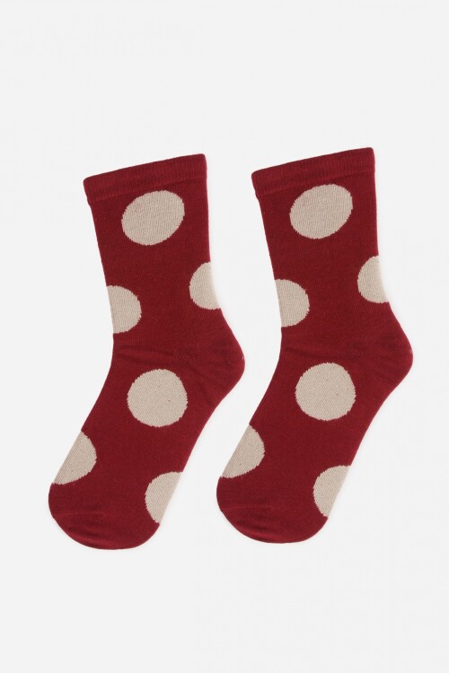 Medias lunares rojo