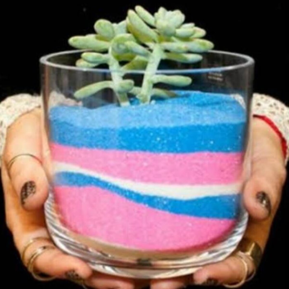 Arena de Colores 1KG - Rosado 