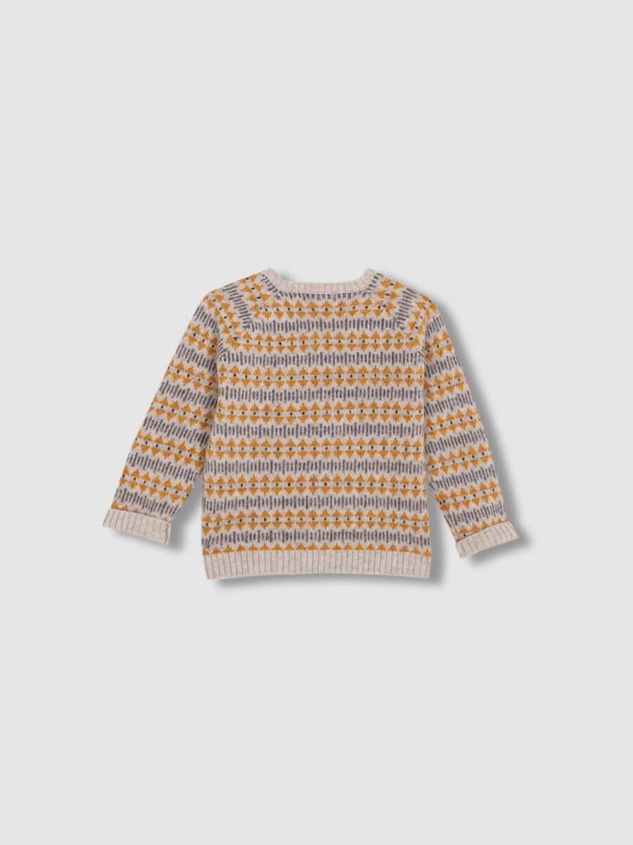 Jersey Jacquard Piedra Melange