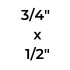 Cupla de reducción 3/4" x 1/2" ppl Cupla De Reducción 3/4" X 1/2" Ppl