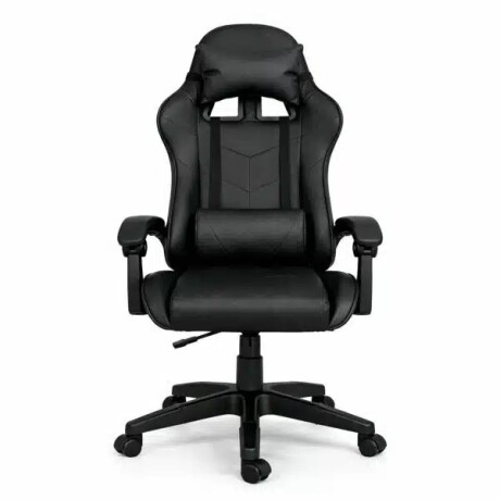 Silla Gamer Ergonómica con Masajes Negra 001