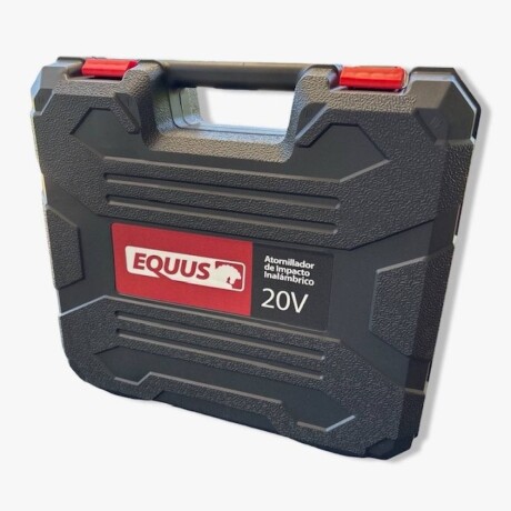 Kit Atornillador de Impacto Equus 3617BKIT Inalámbrico ROJO-NEGRO