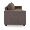SOFA 4 CUERPOS - TAPIZADO TELA TRAMADA CRUDA CON MARRON SOFA 4 CUERPOS - TAPIZADO TELA TRAMADA CRUDA CON MARRON