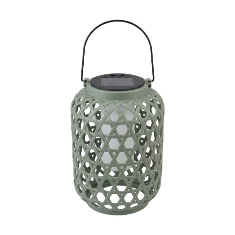 LAMPARA LED SOLAR VERDE Unica