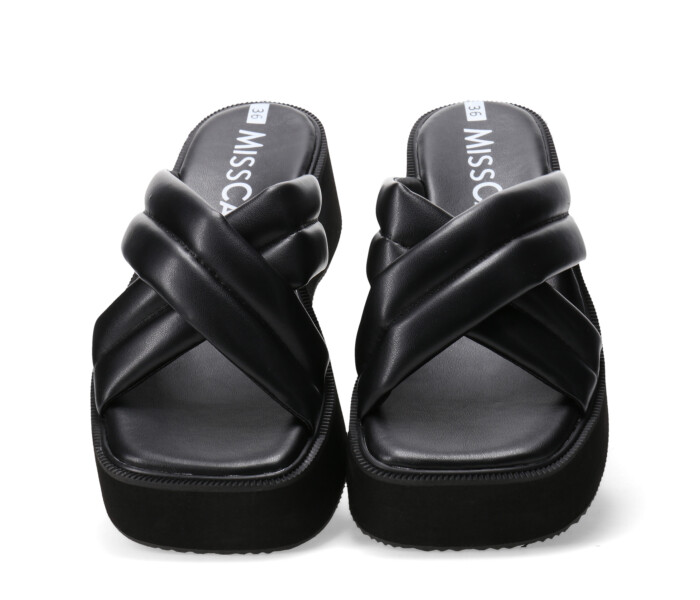 Sandalias de Mujer Miss Carol DANISHER con banda cruzada Negro