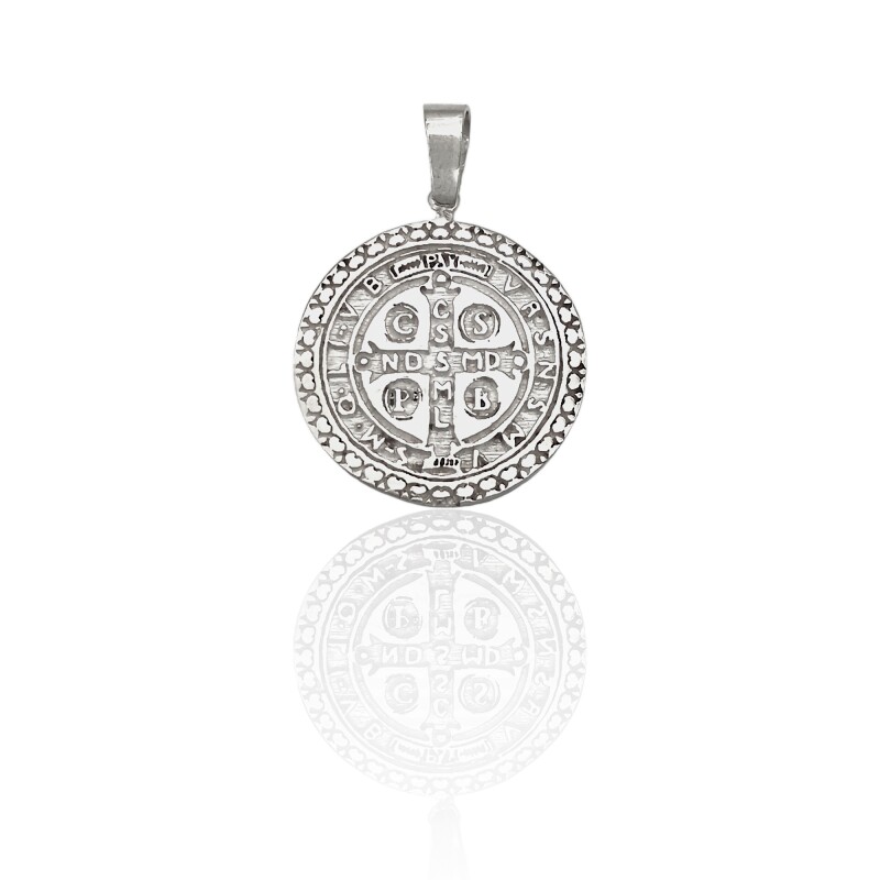 Dije San Benito-Plata 925-Sin Piedra-CP3130 Sinpiedra