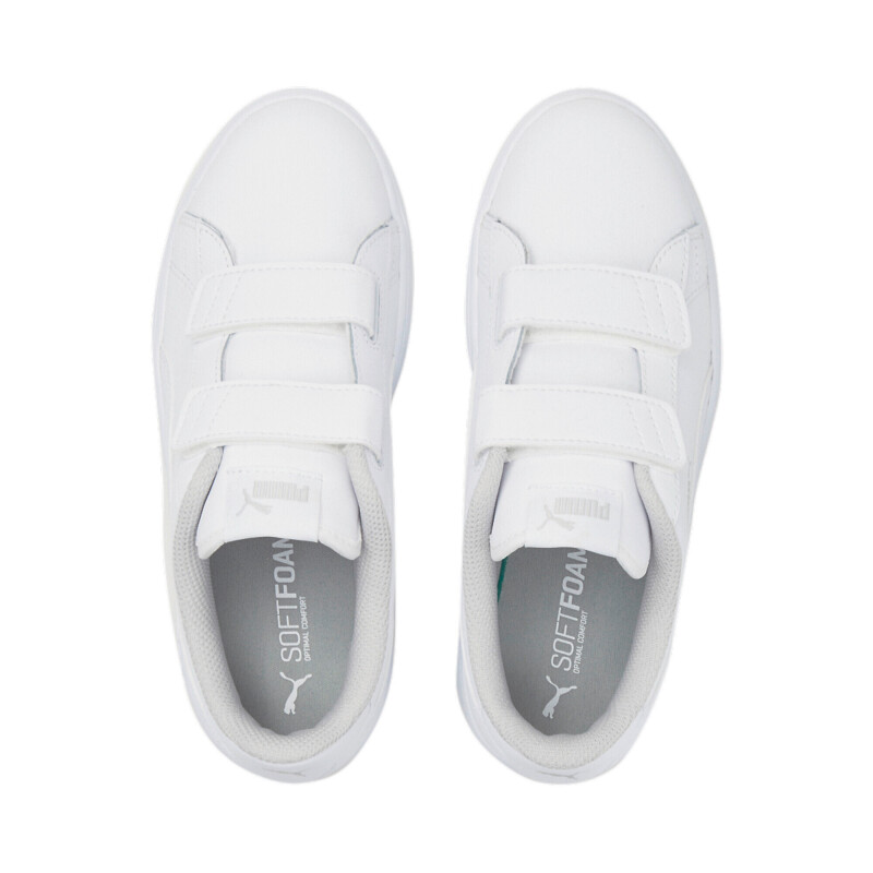 Zapatillas Puma Smash de Niños Blanco