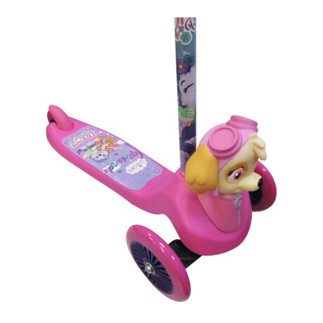 Monopatin Disney 3D 3 ruedas Paw Patrol Rosa