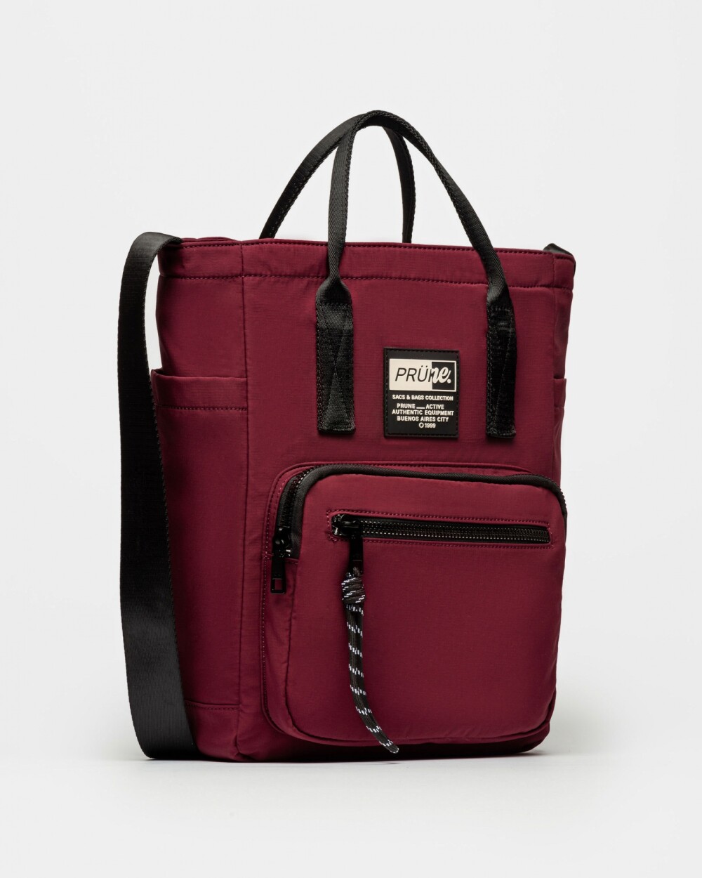 Bolso Al Hombro Forest en Nylon Bordeaux