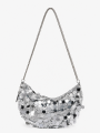 Cartera Sequins Plateado