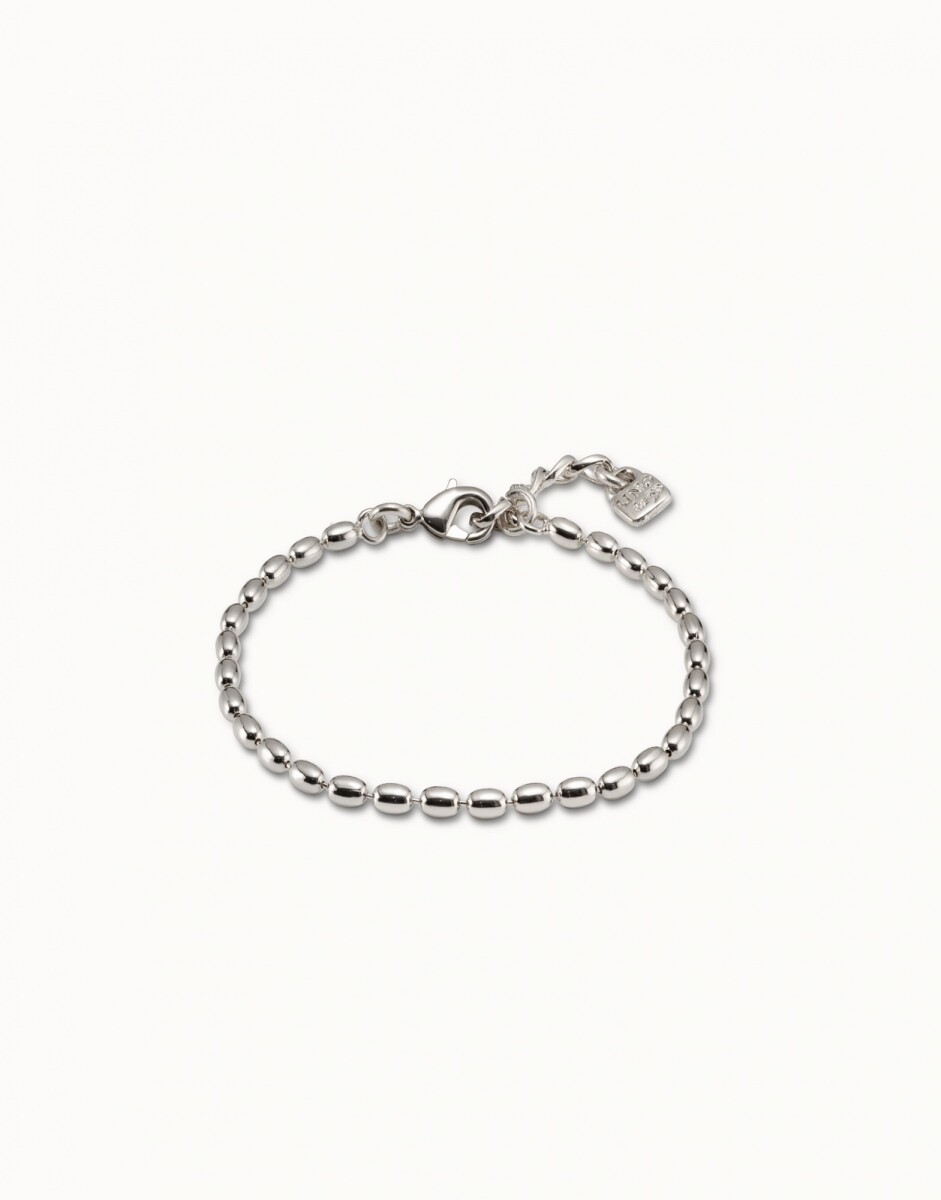 MYBRACELET - PLATA / BLANCO 