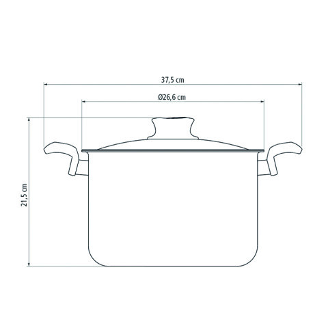 Olla para pasta modelo "PARIS", Ø24cm TR6036