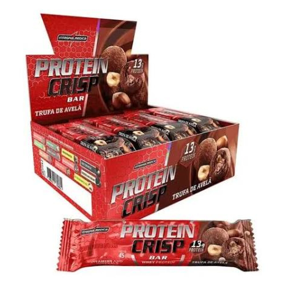 Protein Crisp Avellana | Barra de Proteína Crocante | 45 g - Integralmédica Protein Crisp Avellana | Barra de Proteína Crocante | 45 g - Integralmédica