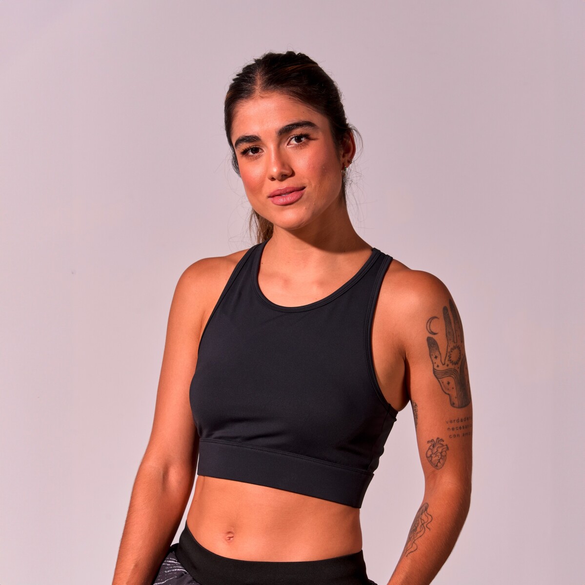 Top Lupe de Mujer - Negro 