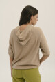 BUZO CAPUCHA TEJIDO BEIGE