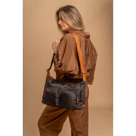 Bandolera Tahina Negro C/Suela