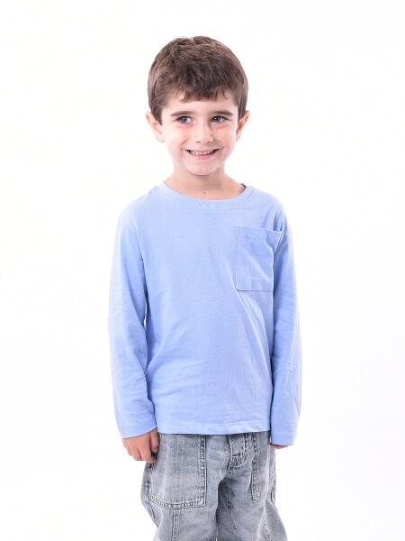 REMERA NACHO BOY AZUL CLARO