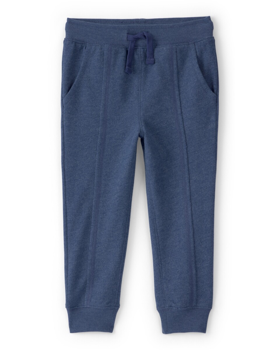Pantalón deportivo de algodón, azul marino 