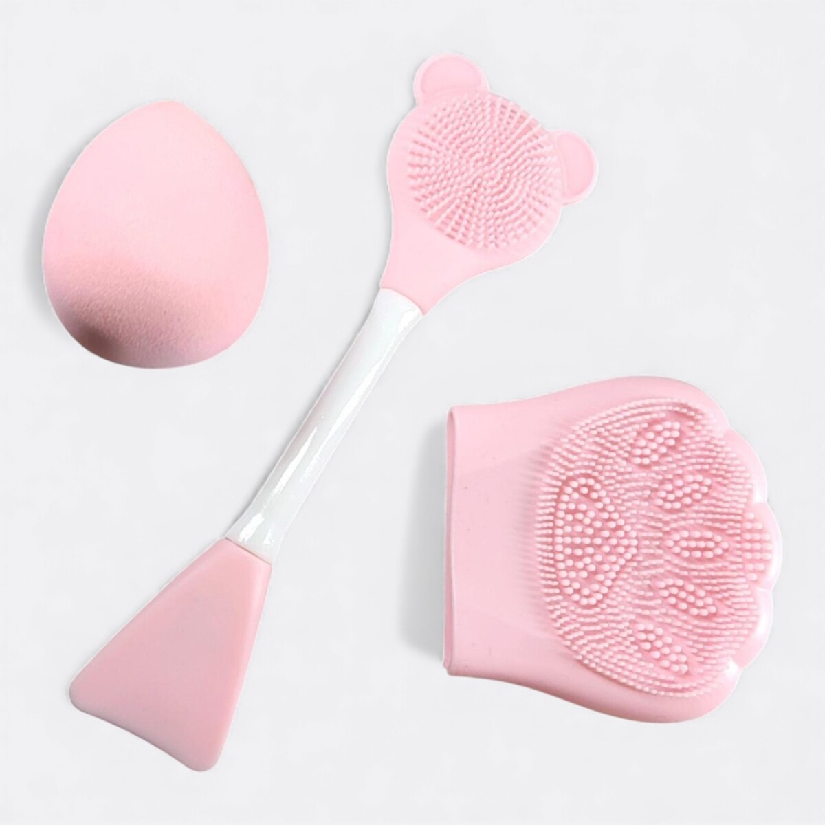 Set De Esponjas Skincare - Rosa 