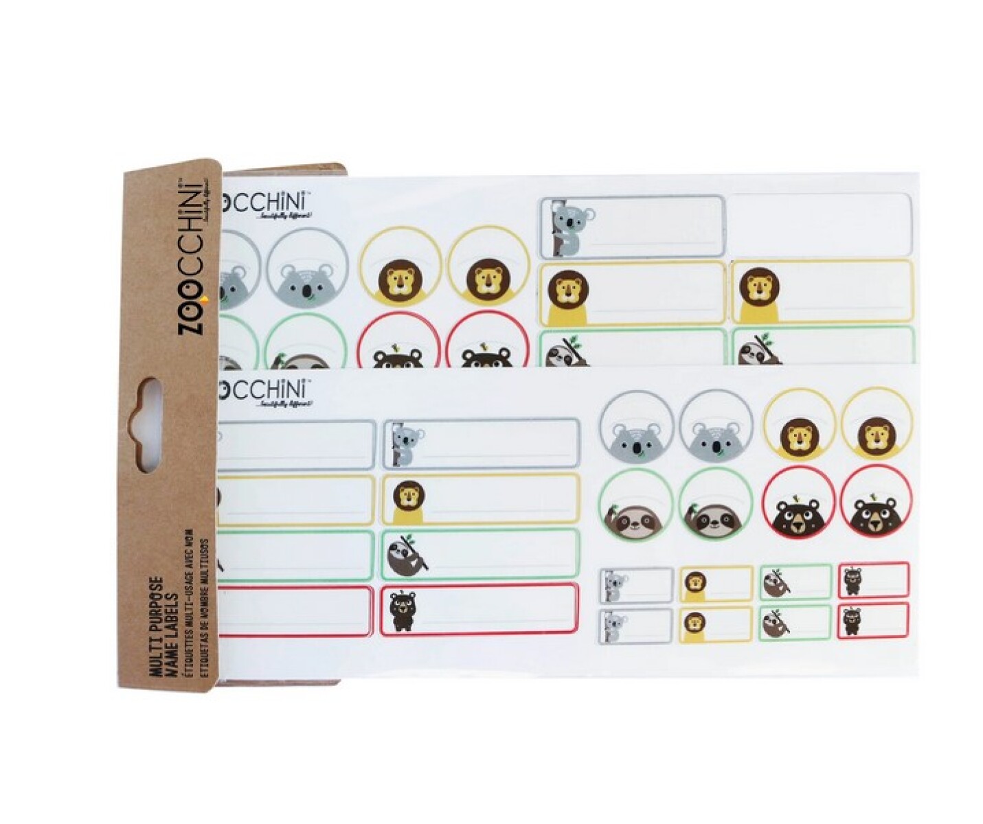Etiquetas multiuso resistentes al agua - Koala & Friends 
