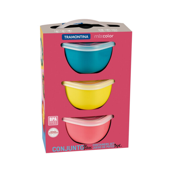 Pote 2 lts., color a elección, línea MIX COLOR -TRAMONTINA TN9815
