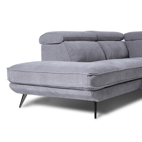 Rinconera Versatile - Tela Microfibra - Chaise Izquierdo 6686-7 Gris