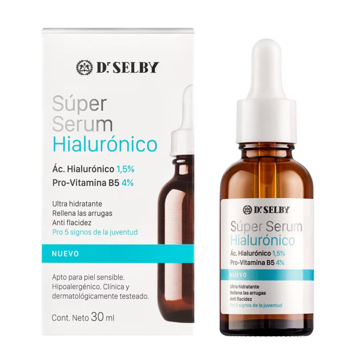 Súper Sérum Dr. Selby Con Ácido Hialurónico 30ml 