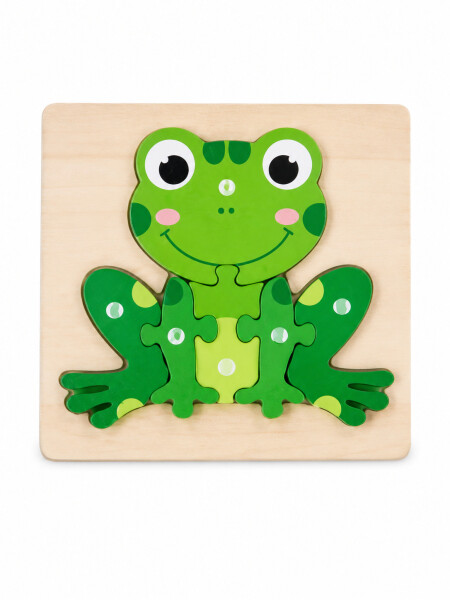 PUZZLE DE ENCASTRE RANA VERDE