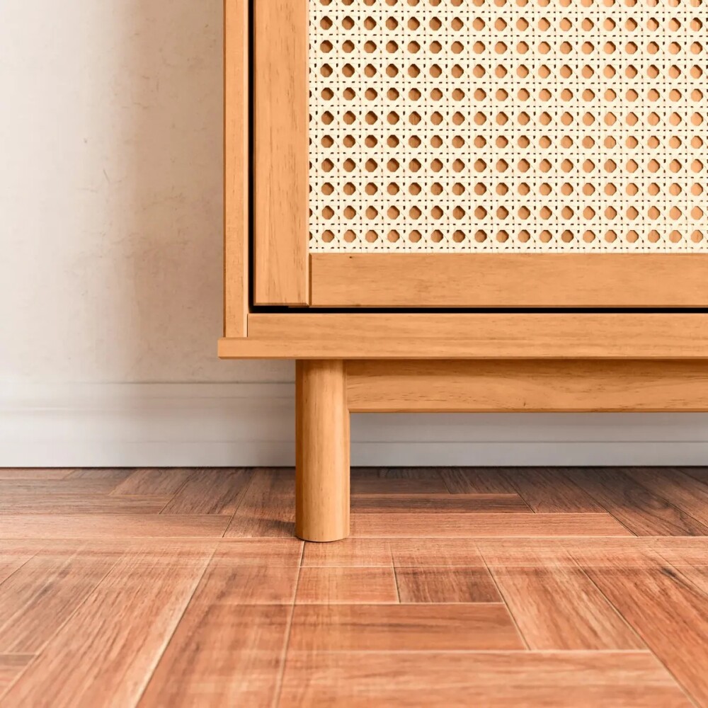 ZAPATERA MADERA MACIZA RATAN 4 PUERTAS DORMITRIO ZAPATERA MADERA MACIZA RATAN 4 PUERTAS DORMITRIO
