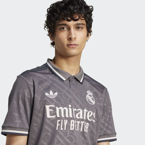 Camiseta Adidas Tercer Uniforme Real Madrid 24/25 Gris