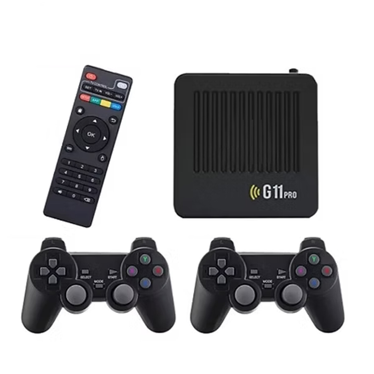 Consola De Juegos G11 Pro Con 2 Controles - CONSOLA GBOX G11 PRO GAMEBOX GAMEPAD 