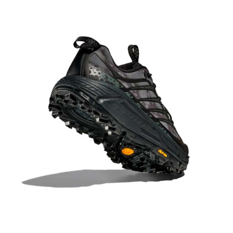 Hoka Mafate Three2 Ts Champion Para Mujer Negro-Carbon