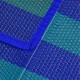 Estera individual doblable 1,80 x 0,9 m AZUL