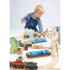 Juguete Pista De Tren Panoramica Tender Leaf Madera Infantil Juguete Pista De Tren Panoramica Tender Leaf Madera Infantil