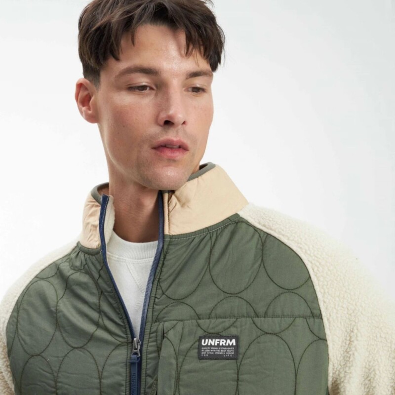 Campera Sherpa CLARK Uniform Crudo