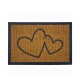 Felpudo coco/goma 40x60 cm CORAZONES