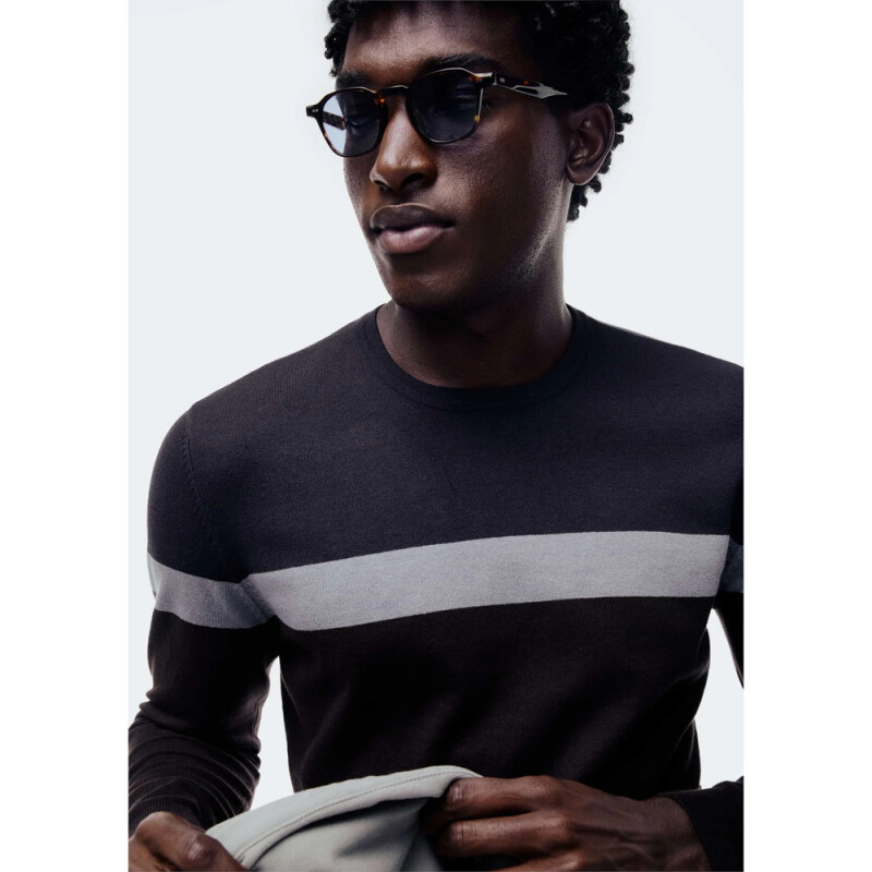 BLUSAO ML MASC PRETO