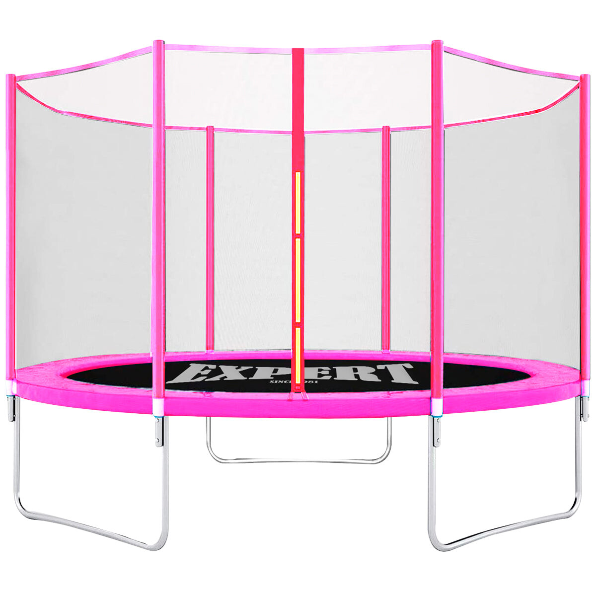 Cama Elástica Trampolín 183+ Cobertor + Red Colores - Rosa 
