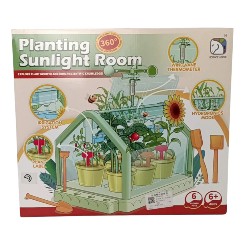 Juego de Ciencia Invernáculo Acrílico Juego de Ciencia Invernáculo Acrílico