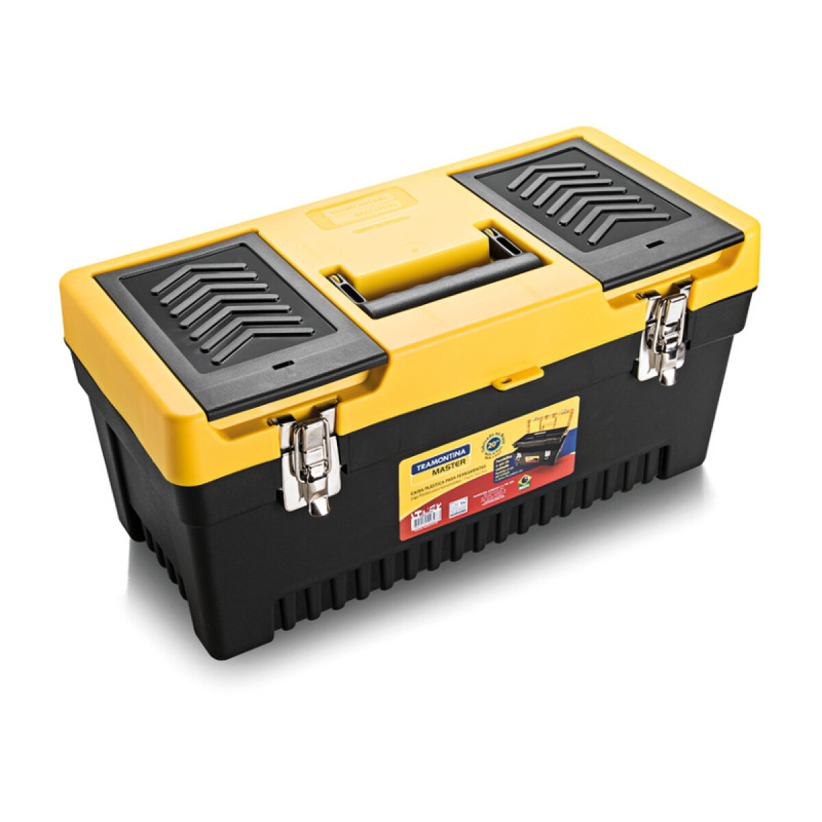 Caja de herramientas 20", cierres metálicos -TRAMONTINA - TN0827 