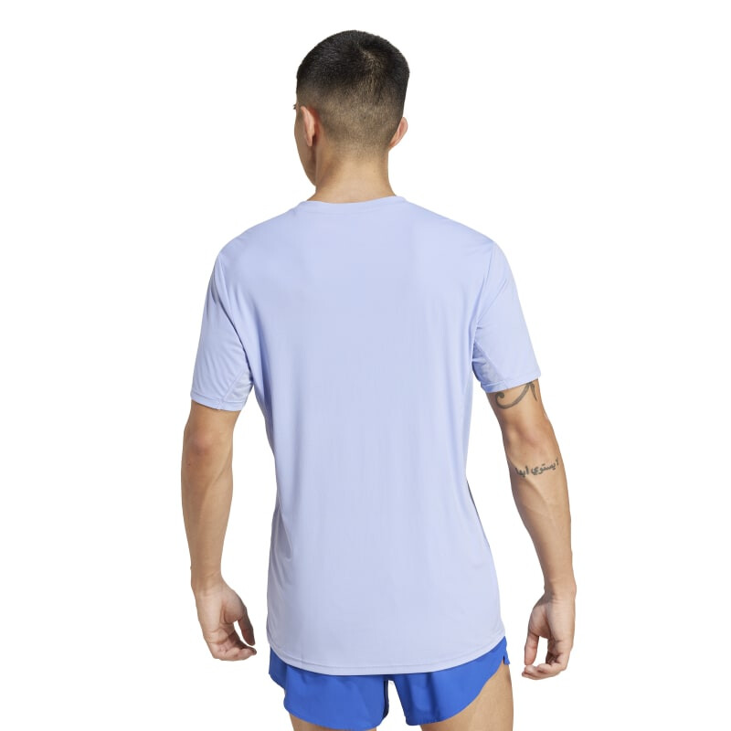 Remera Adidas Adizero de Hombre - IX2842 Celeste